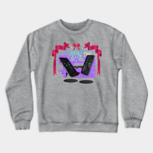 A Digital Kiss Under the Mistletoe Crewneck Sweatshirt